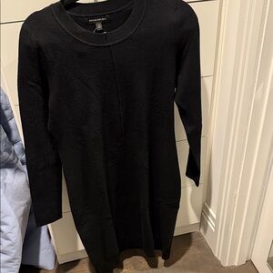 Banana Republic Black Long Sleeve Knit Dress